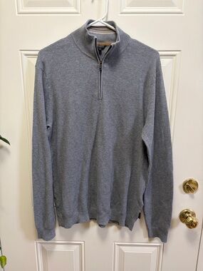Ted baker 3/4 zip waffle knit pullover 4/L